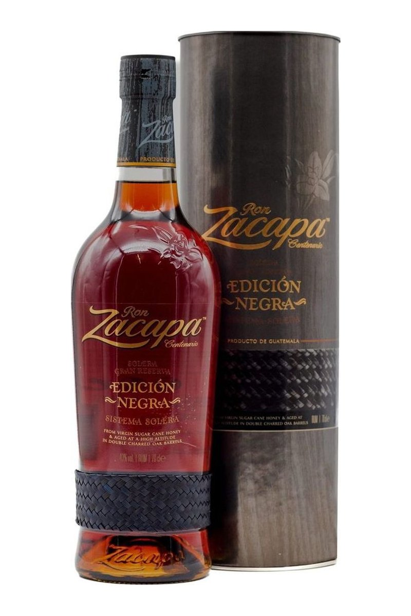 Ron Zacapa Centenario Edition Negra Solera mit Geschenkbox