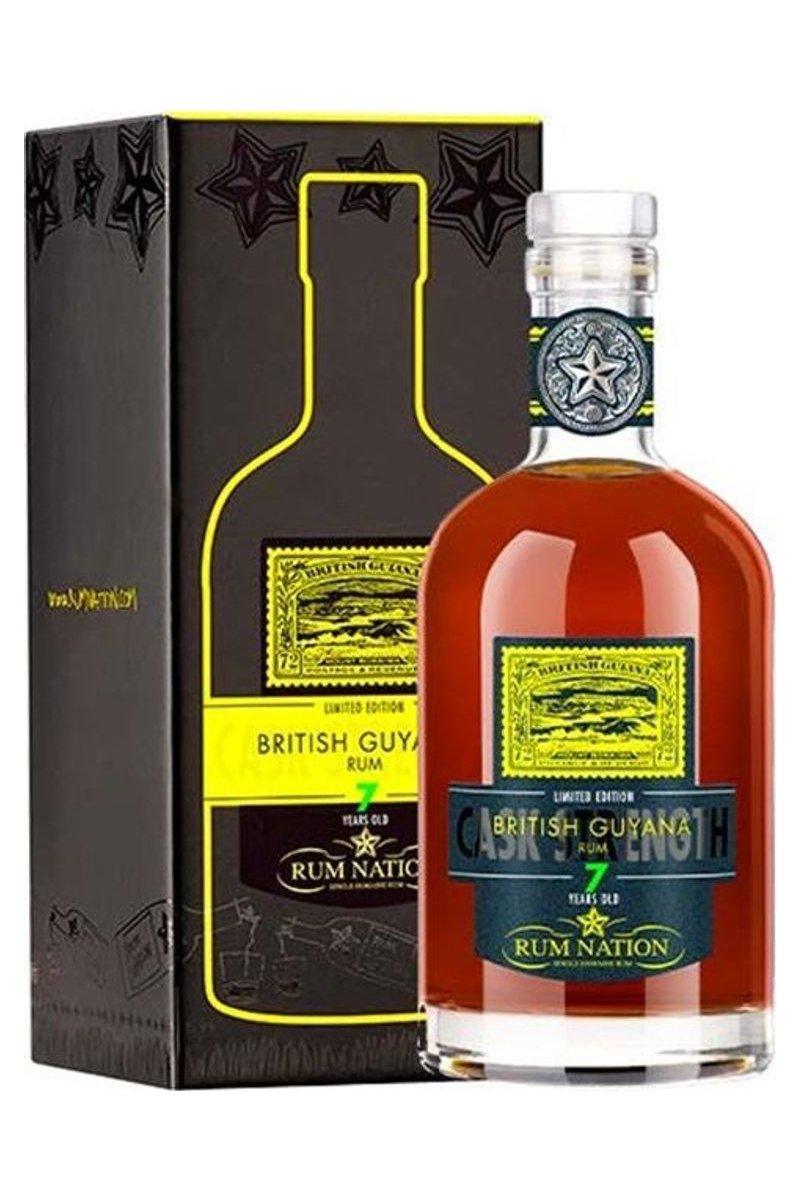 Rum Nation British Guyana 7 Jahre mit Geschenkbox