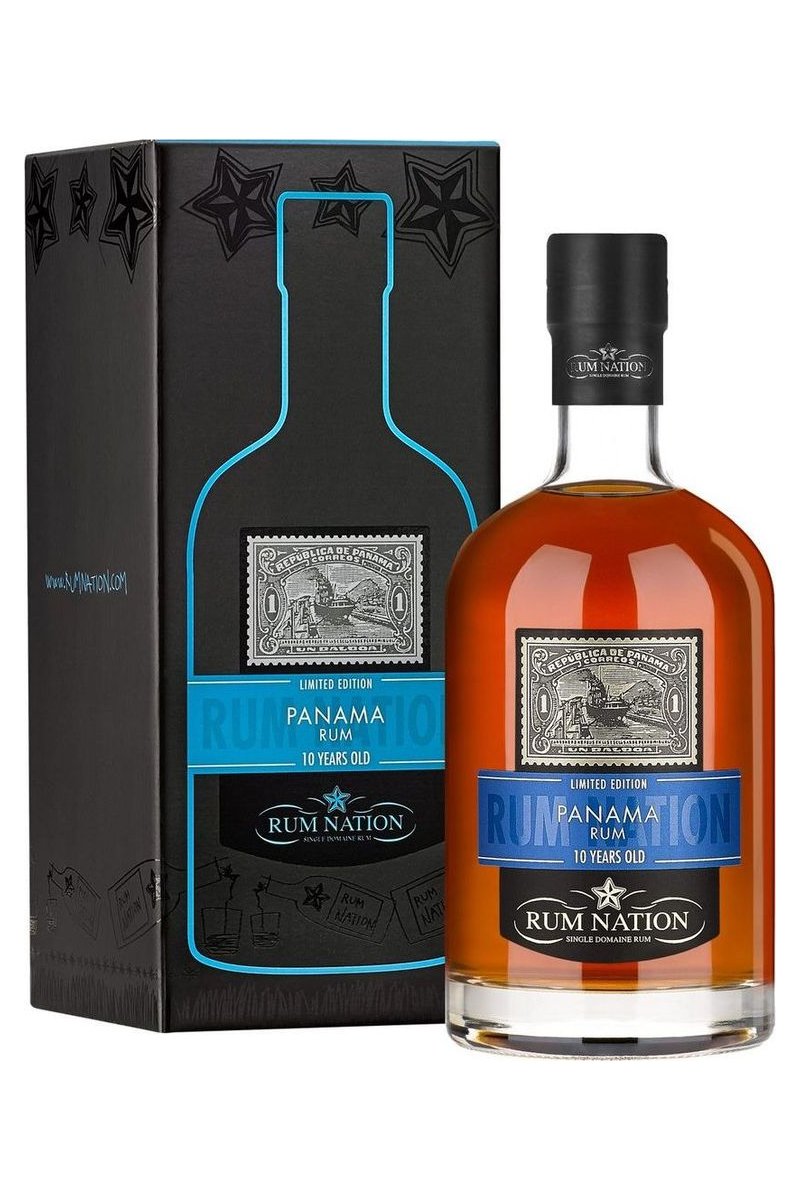 Rum Nation Panama 10 Jahre mit Geschenkbox