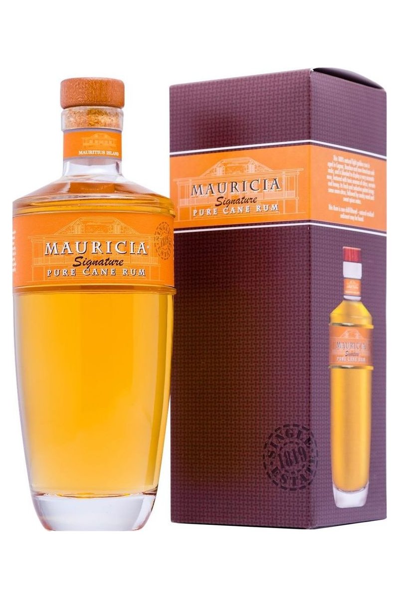 Mauricia Signature Pure Cane Rum mit Geschenkbox