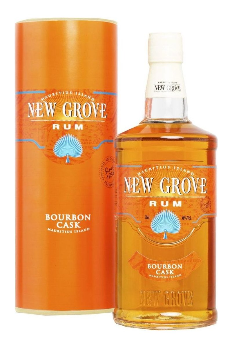 New Grove Bourbon Cask Rum mit Geschenkbox