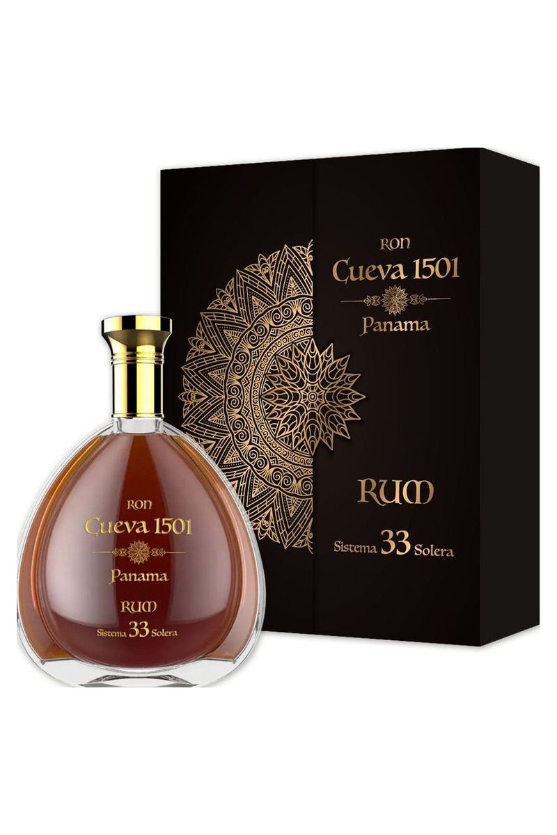 Ron Cueva 1501 Panama Rum 33 Jahre mit Geschenkbox