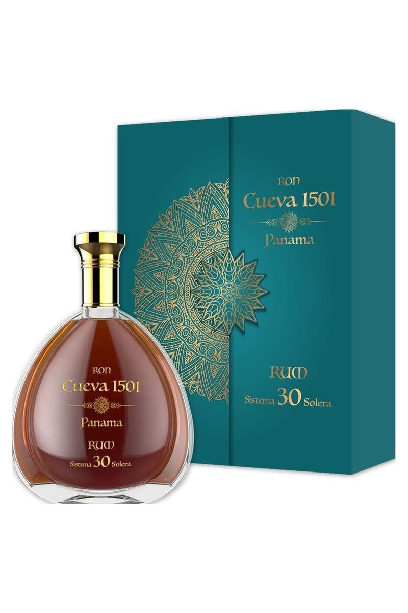 Ron Cueva 1501 Panama Rum 30 Jahre mit Geschenkbox
