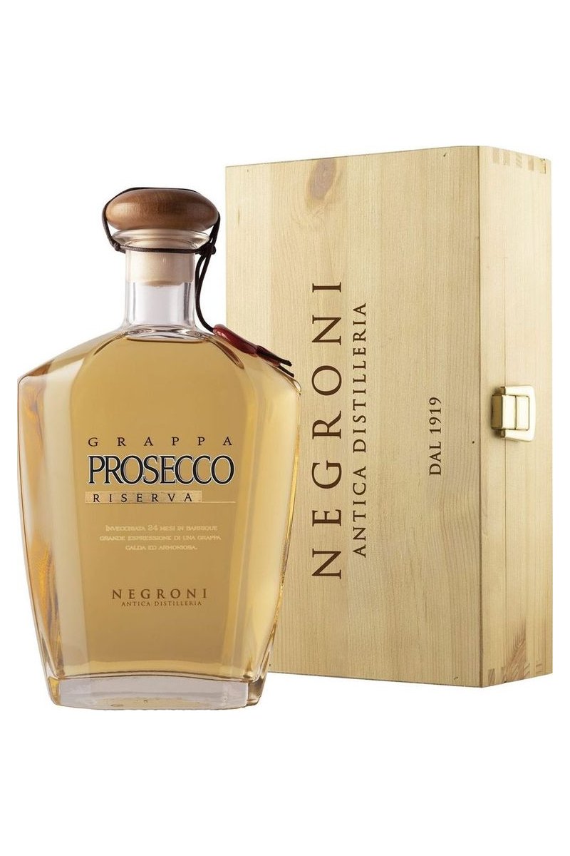 Negroni Grappa di Prosecco Riserva in Holzkiste