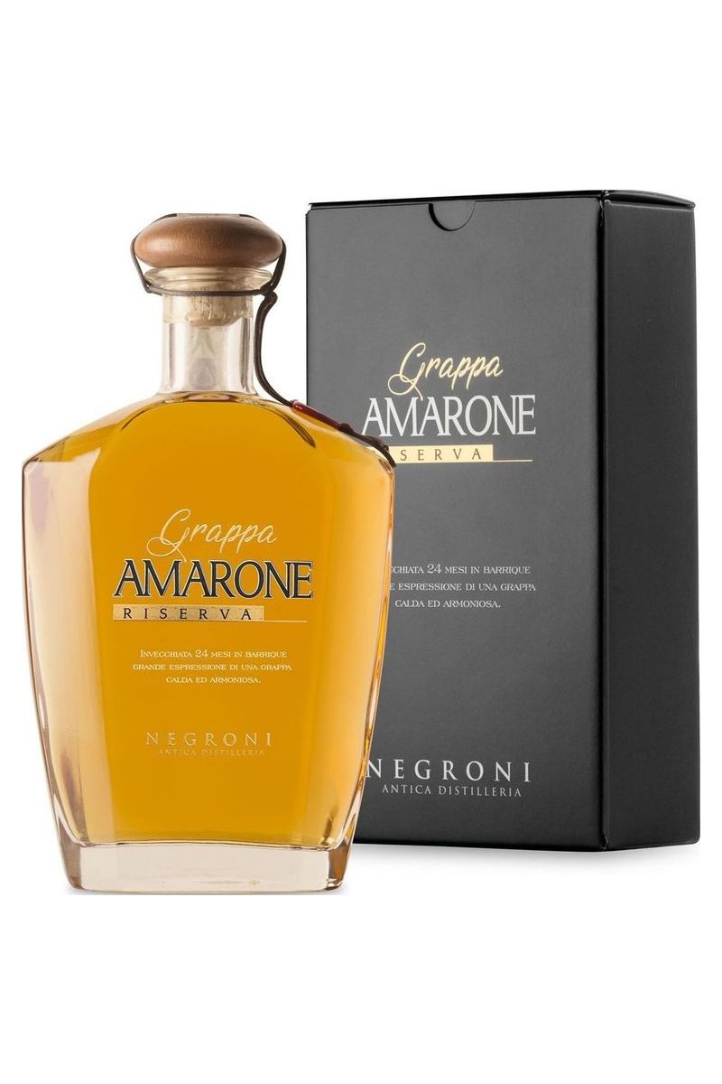 Negroni Grappa di Amarone Riserva mit Geschenkbox