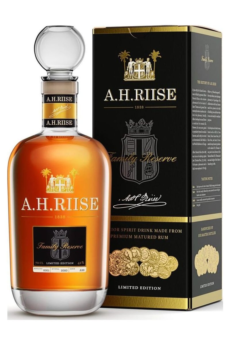 A.H. Riise Family Reserve 1838 25 Jahre mit Geschenkbox