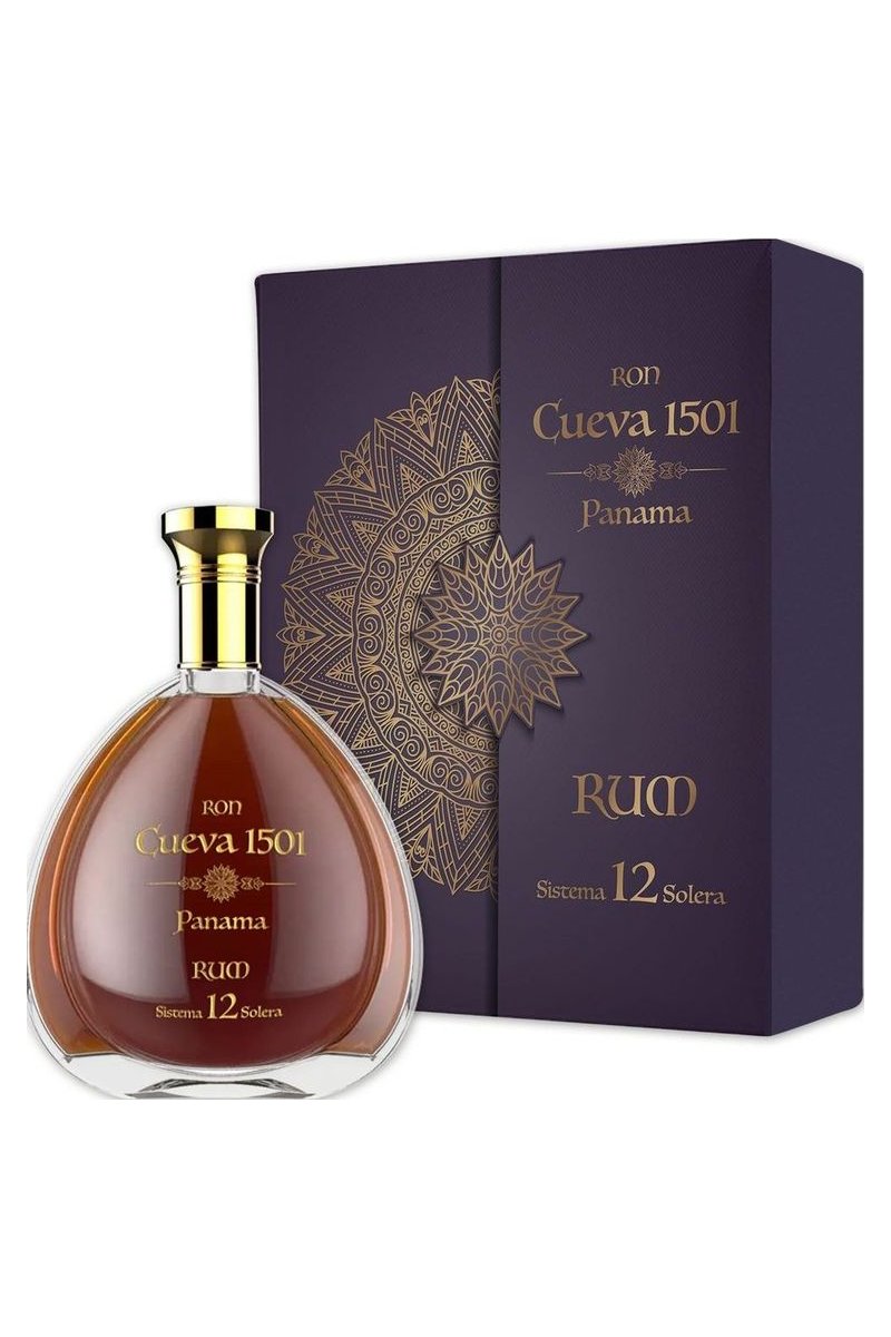 Ron Cueva 1501 Panama Rum 12 Jahre mit Geschenkbox