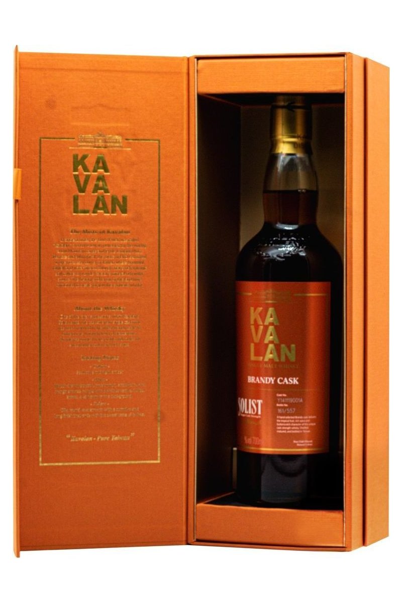 Kavalan Solist Brandy Cask Single Malt Whisky mit Geschenkbox