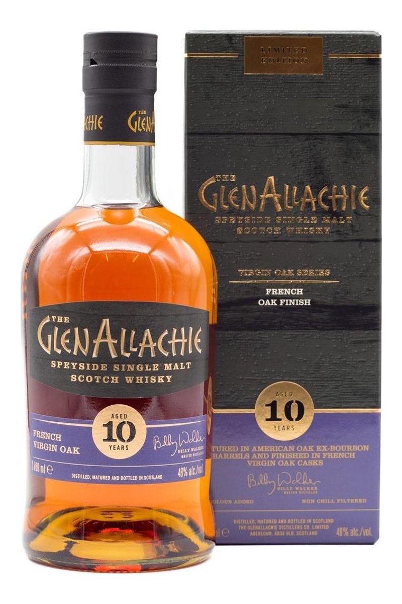 GlenAllachie 10 Jahre French Virgin Oak mit Geschenkbox