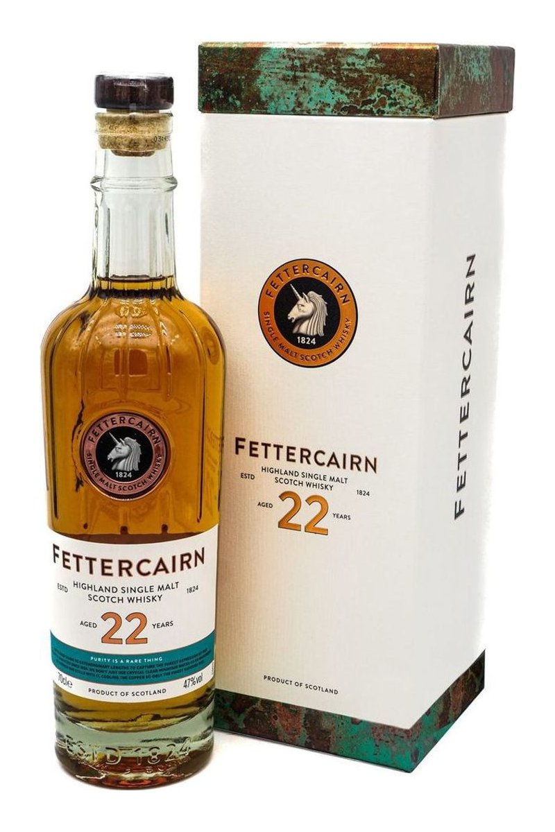 Fettercairn 22 Jahre Single Malt Whisky mit Geschenkbox