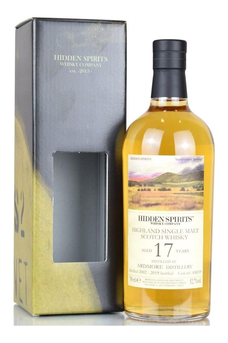 Hidden Spirits Ardmore 17 Jahre Single Malt mit Geschenkbox