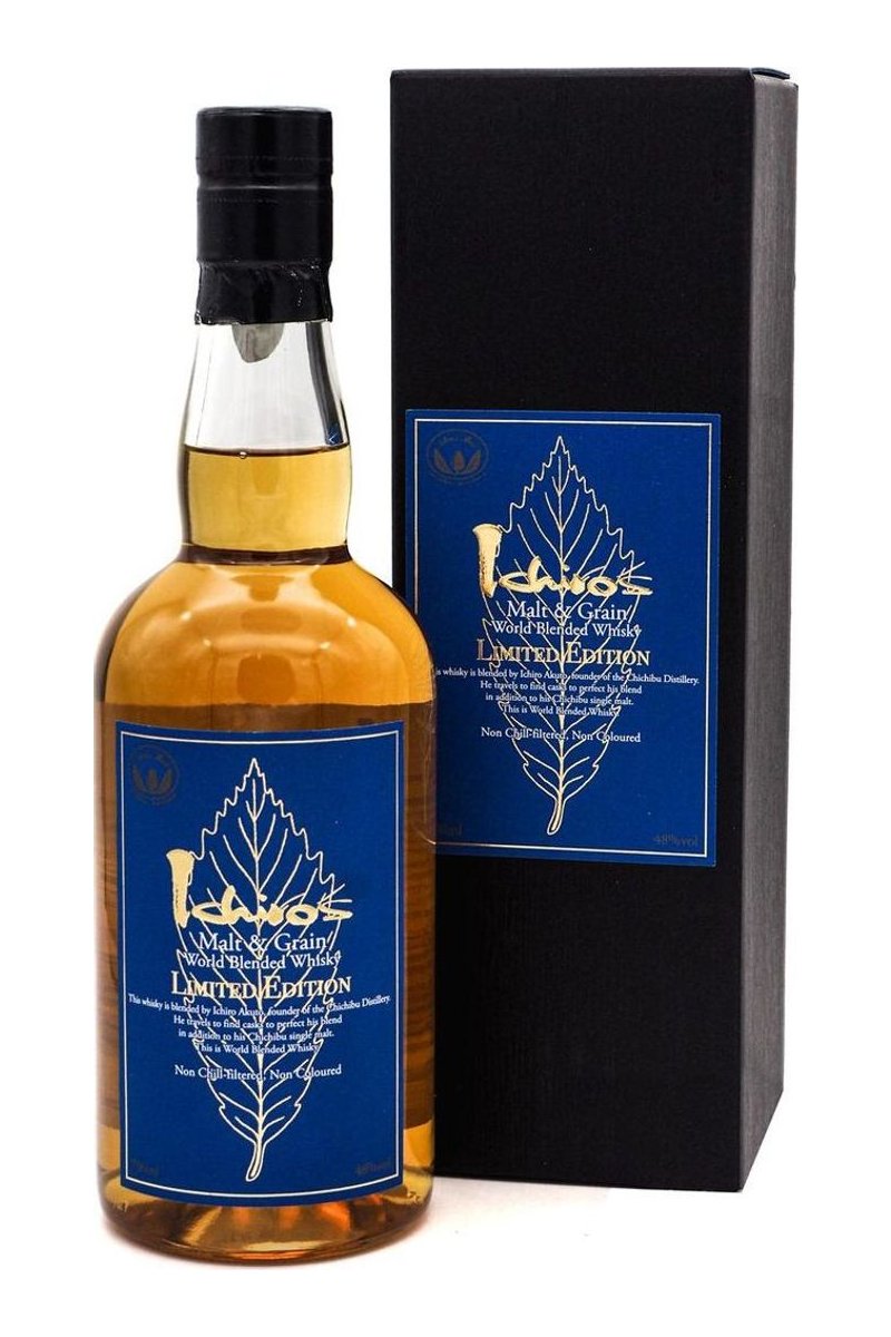Chichibu Ichiro’s Malt & Grain Blended Whisky mit Geschenkbox