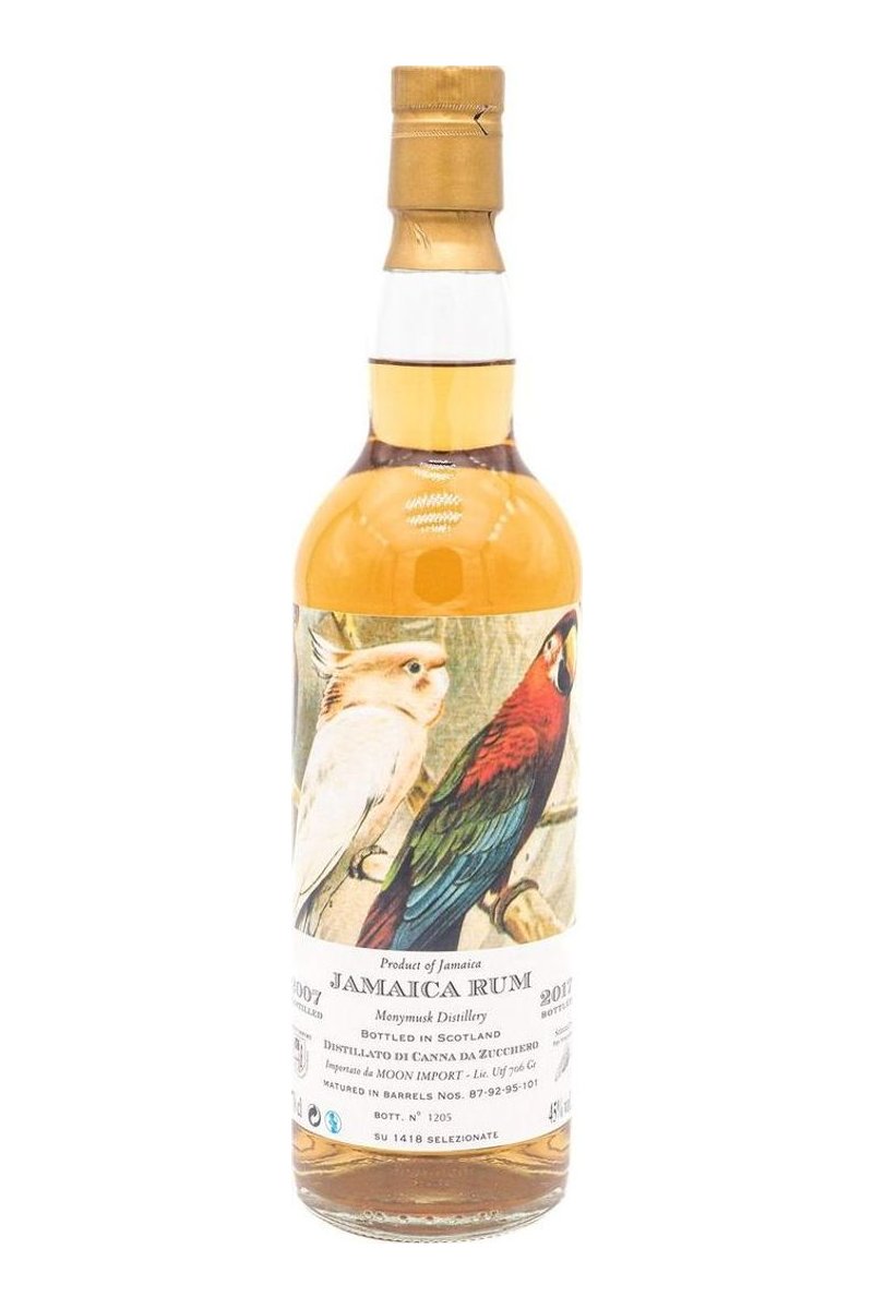 Moon Import Jamaica 2007 Rum Monymusk Distillery mit Geschenkbox