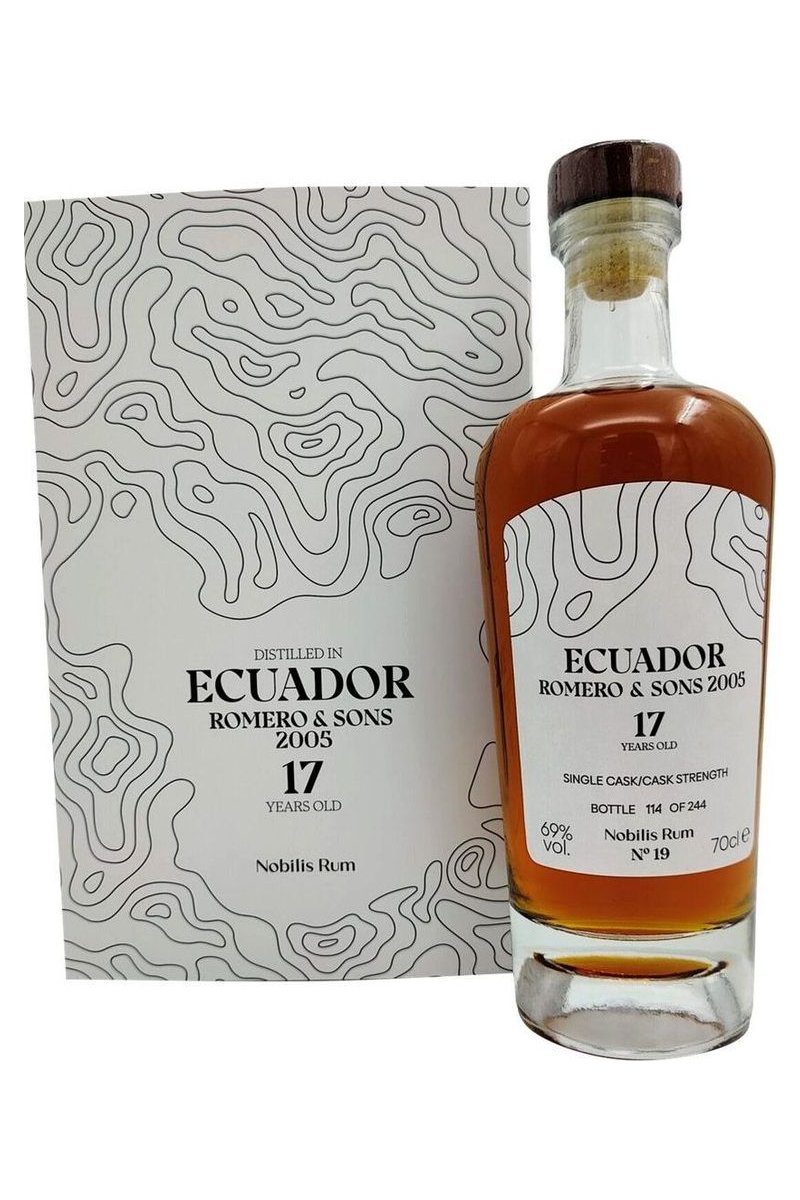 Nobilis Ecuador 2005 Rum Romero & Sons mit Geschenkbox