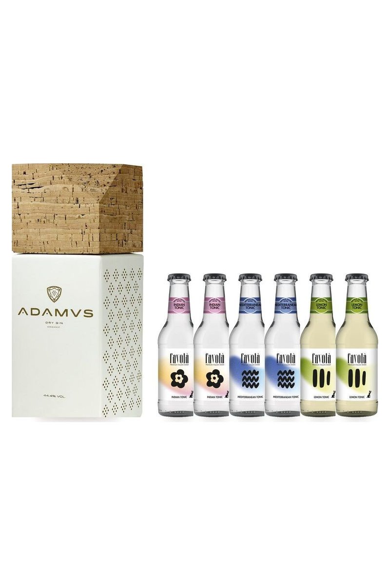 Gin & Tonic Set – Adamus mit drei Tonic-Sorten