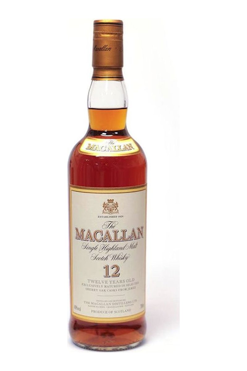 Macallan 12 Old Bottle Shape