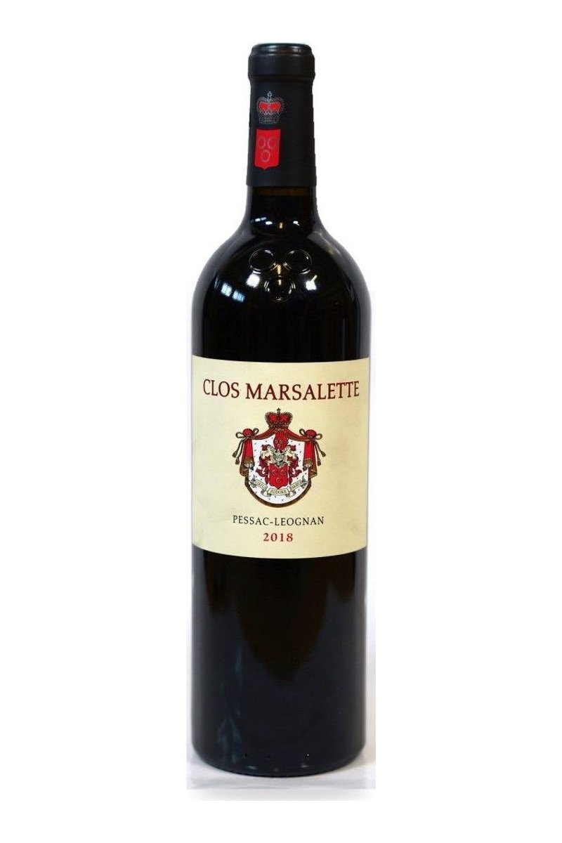 Clos Marsalette 2018, Pessac-Léognan, Parker 93