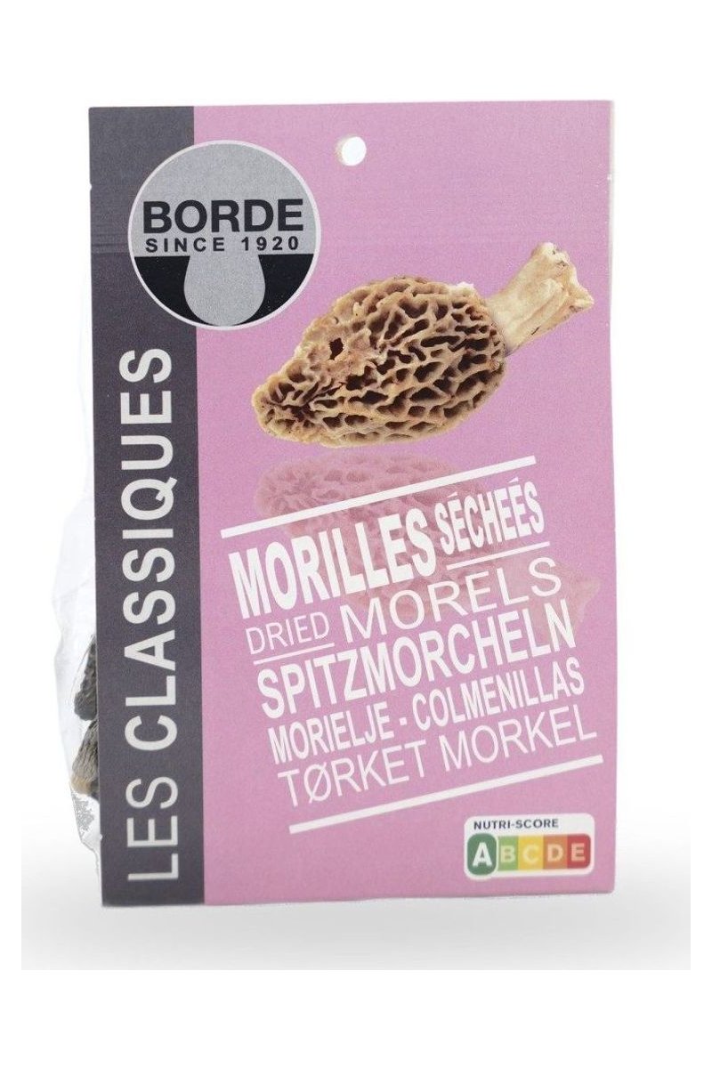Borde, getrocknete Morcheln - Beutel, 20g