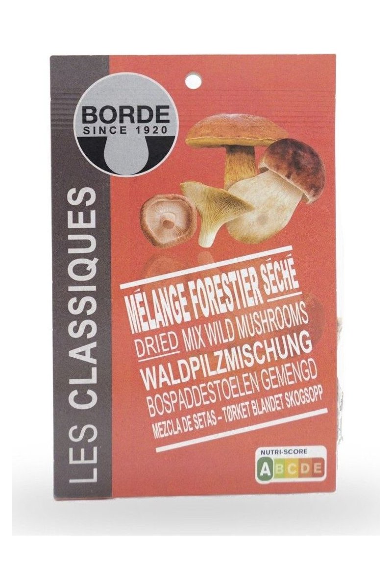 Borde, getrocknete Waldpilze - Beutel, 20g