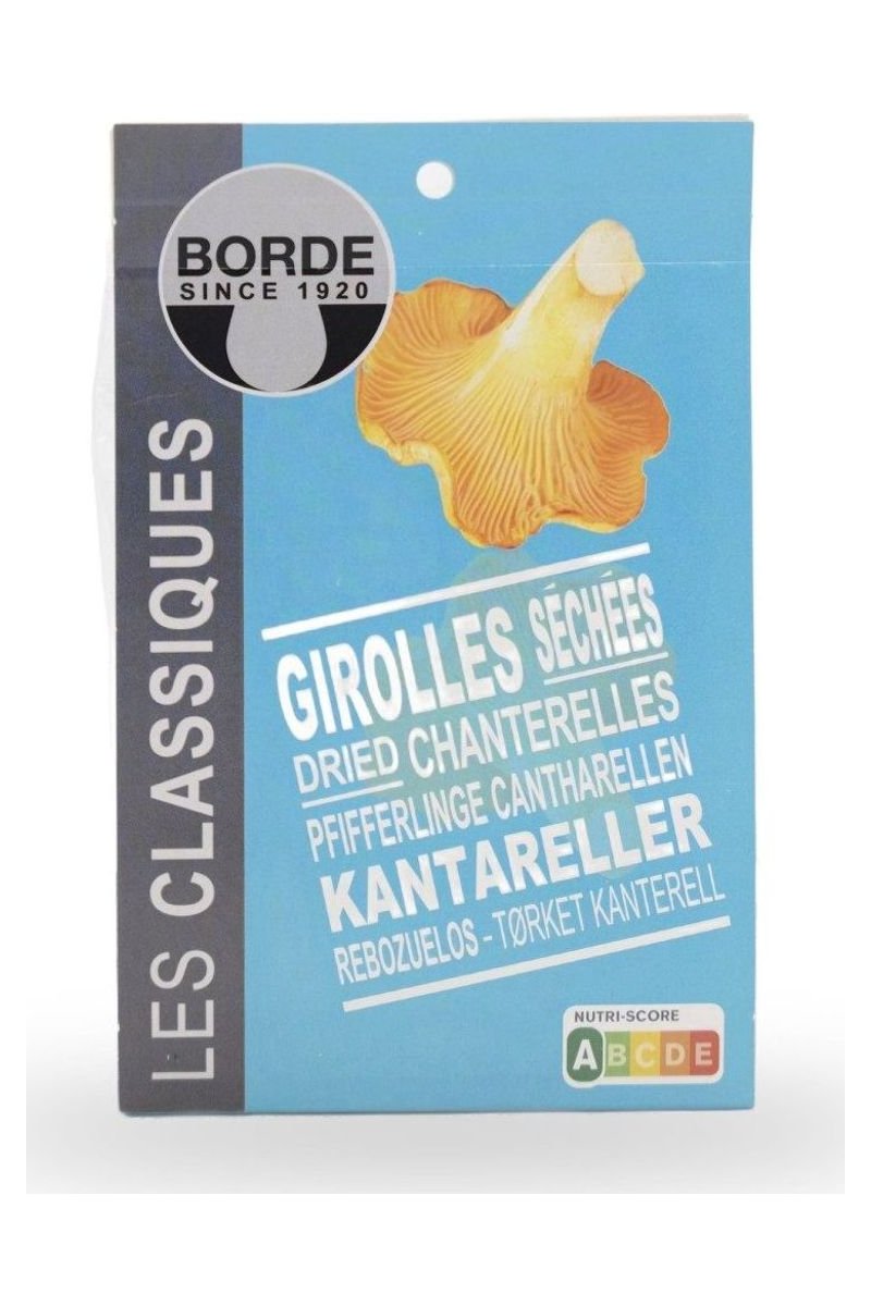 Borde, getrocknete Pfifferlinge - Beutel, 20g
