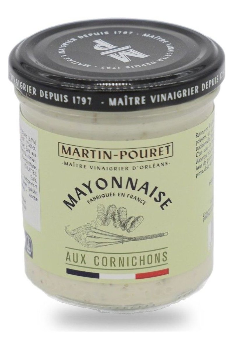 Martin-Pouret, Mayonnaise mit Orléans-Senf und Gurkenstücken - 170g