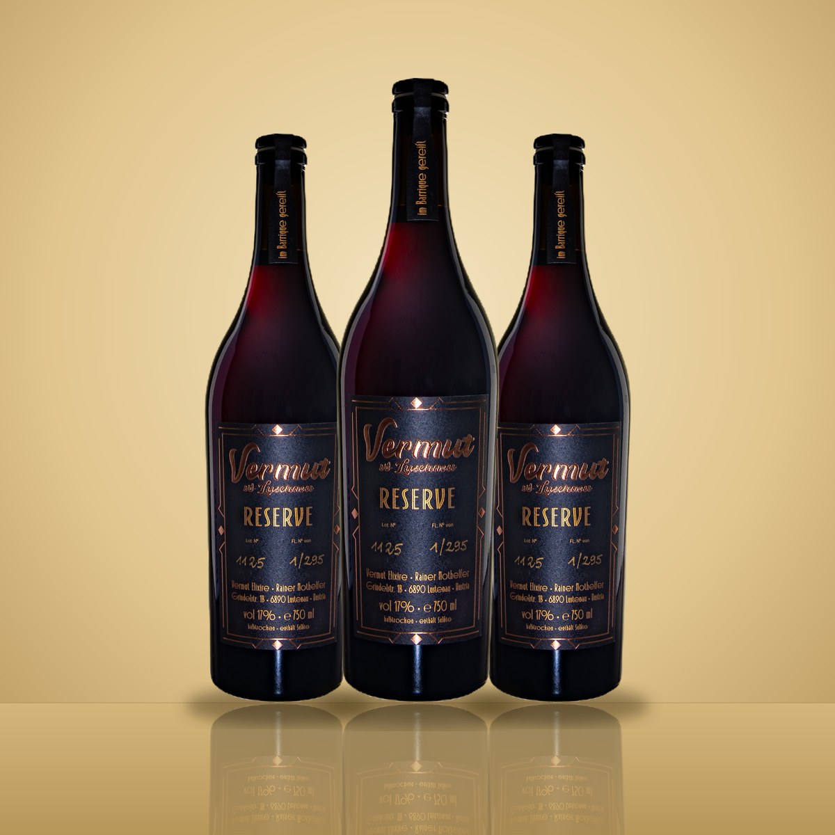 Vermut Reserve – Karton 3 × 0,75 l