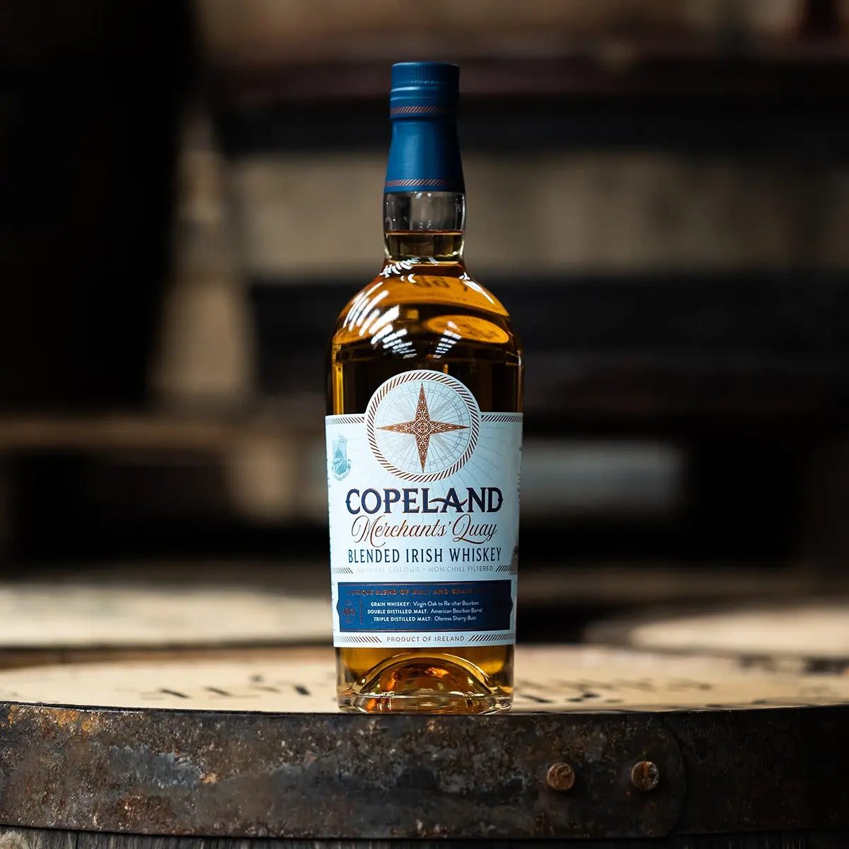 Copeland - Merchants’ Quay Blue label blended Irish Whiskey