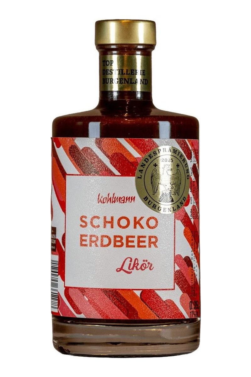 Kohlmann Schoko Erdbeer Likör
