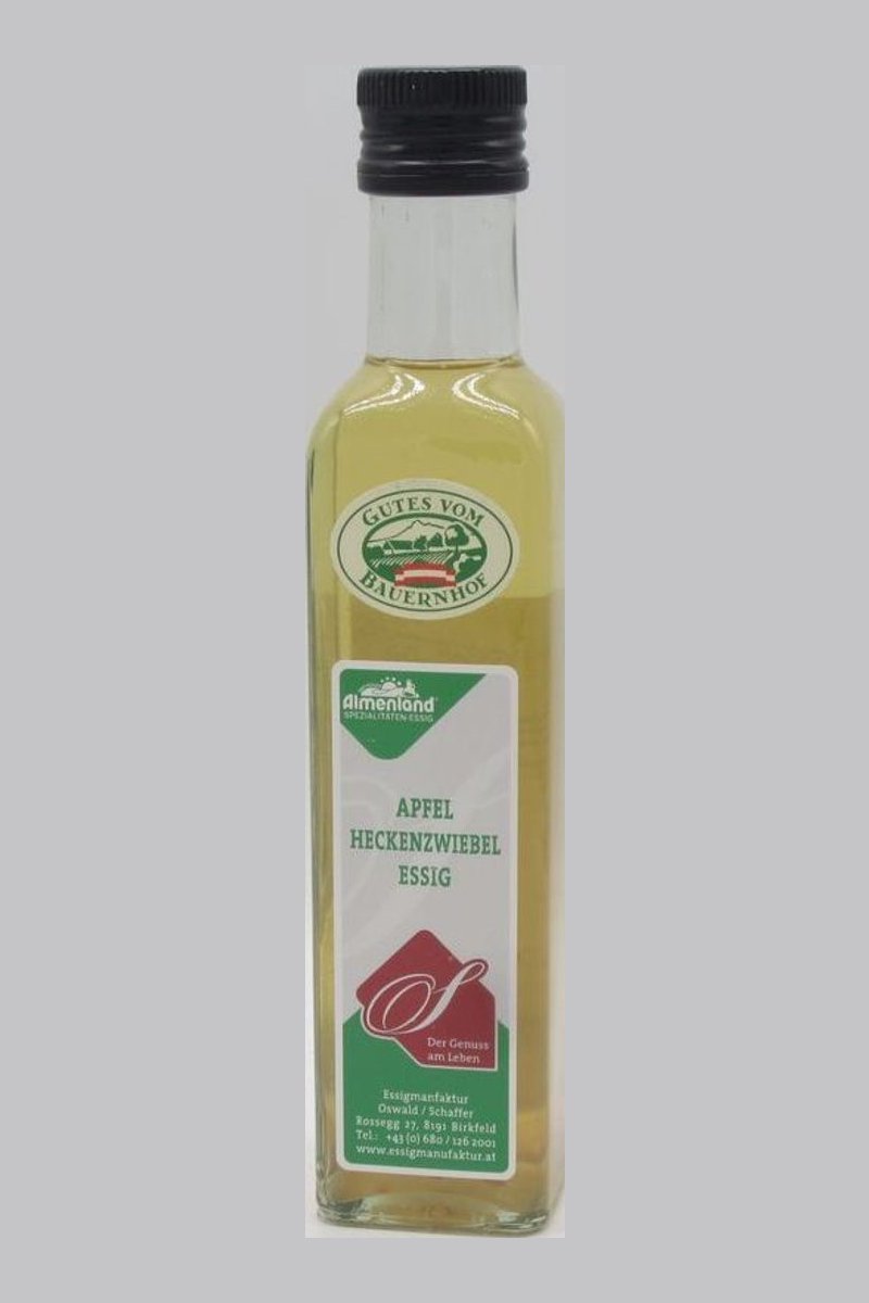 Apfel – Heckenzwiebelessig naturtrüb