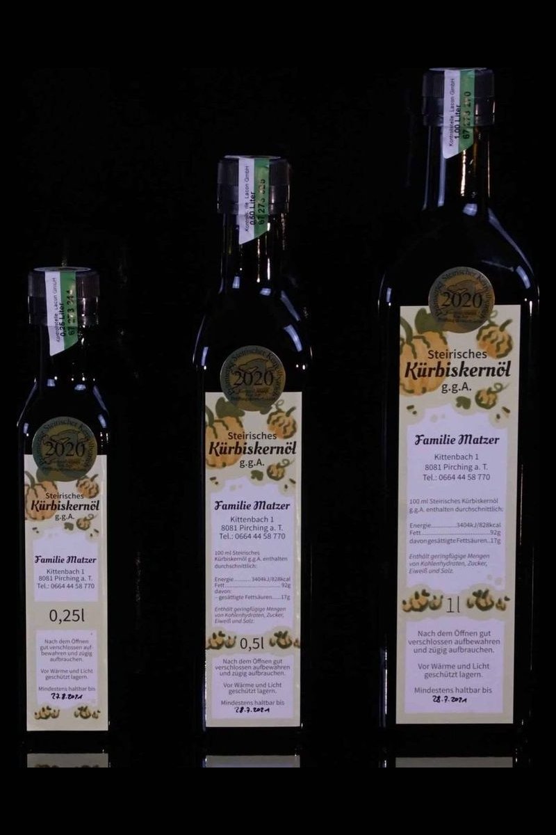 Steirisches Kürbiskernöl