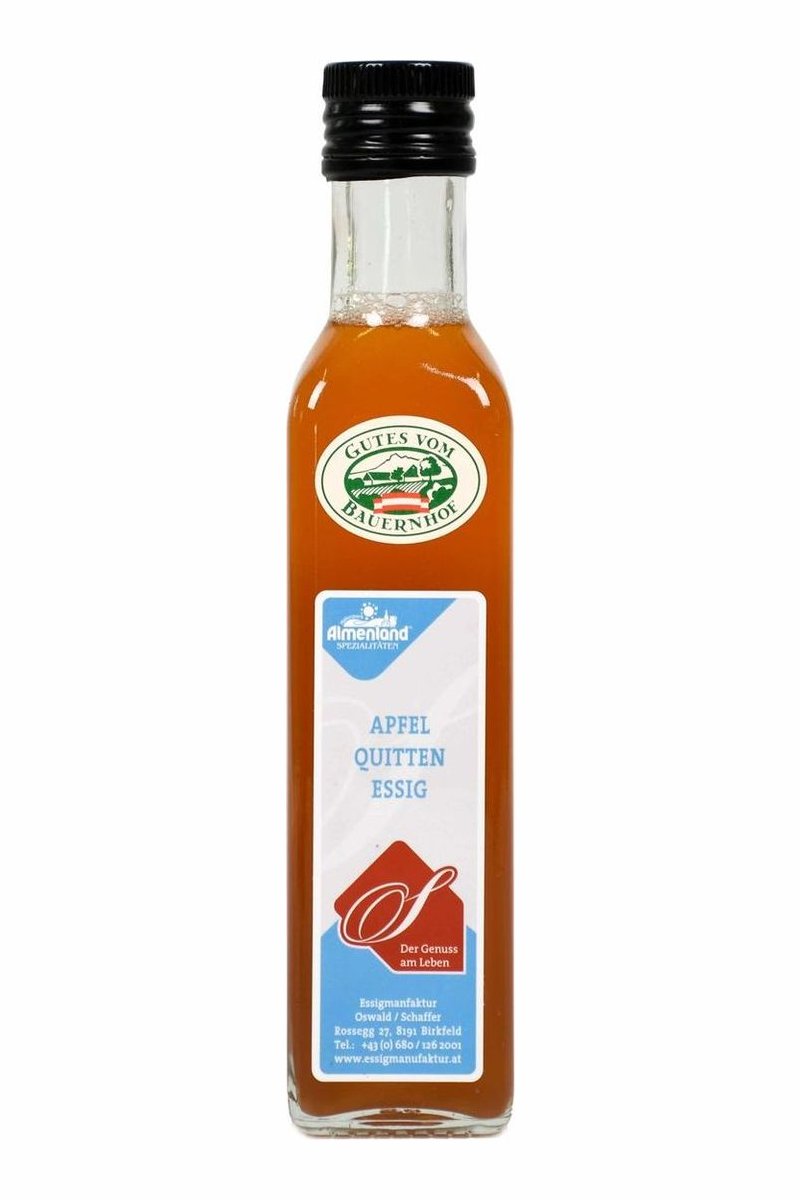 Apfel – Quittenessig naturtrüb