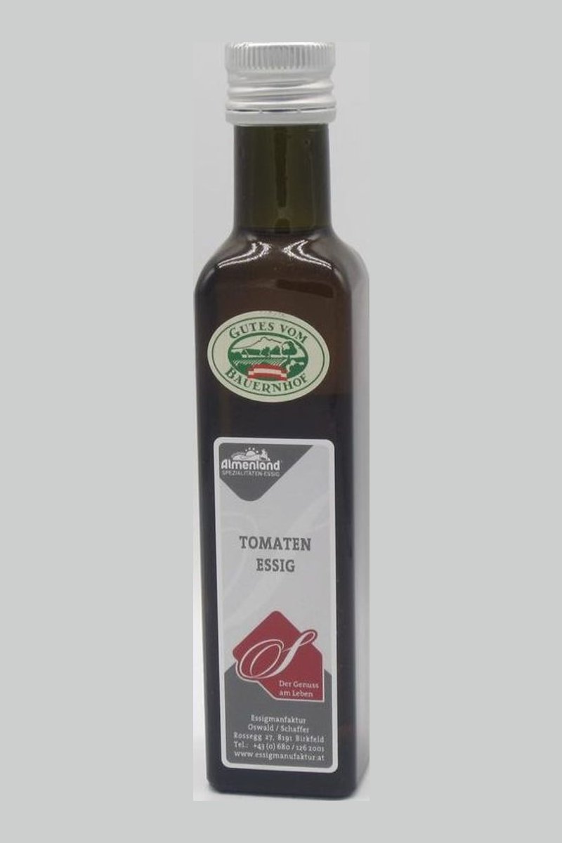 Tomatenessig pikant naturtrüb Buffetflasche