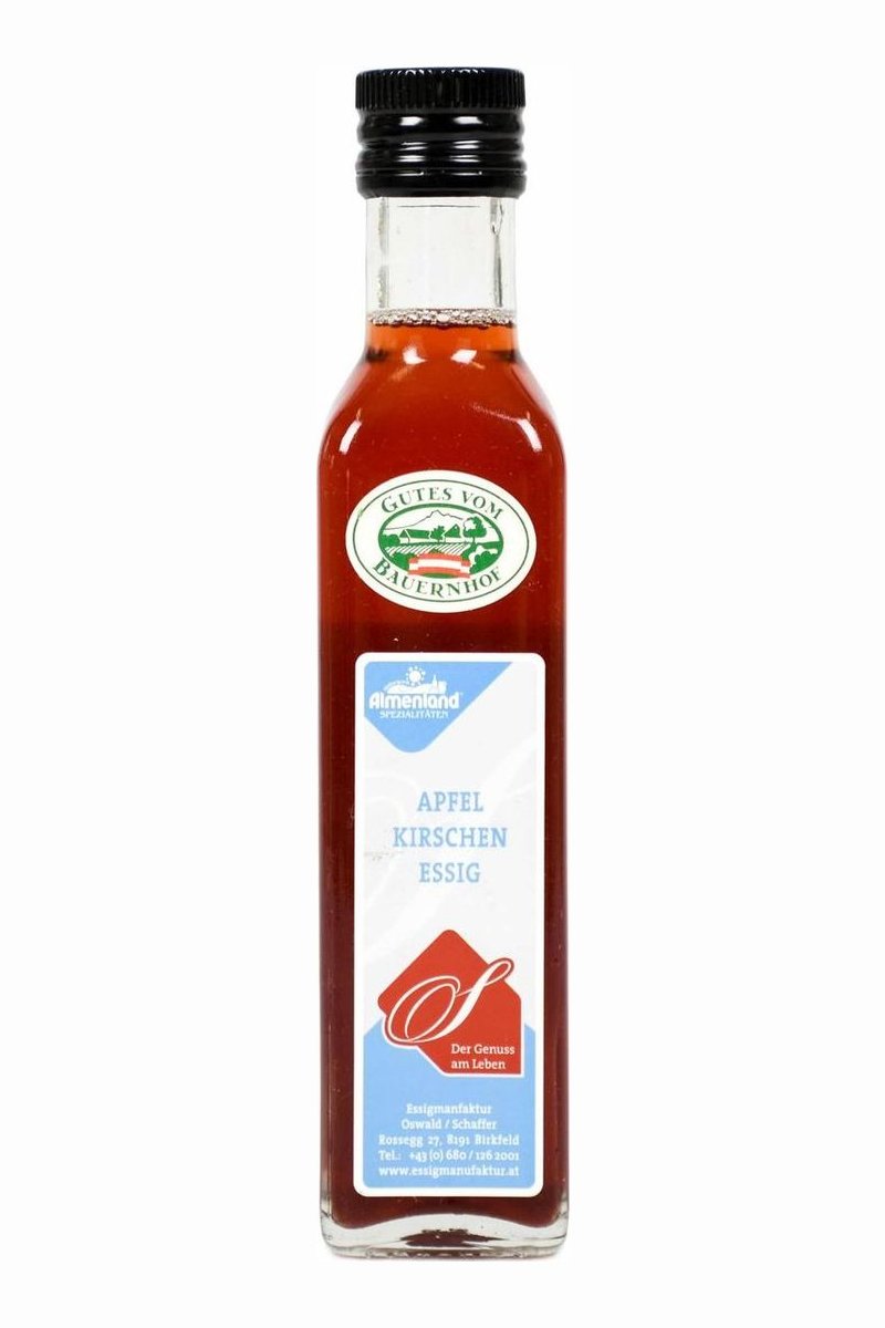 Apfel – Kirschessig naturtrüb Portionsflasche