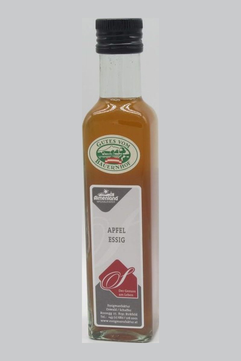 Apfel – Schnittknoblauchessig naturtrüb Buffetflasche