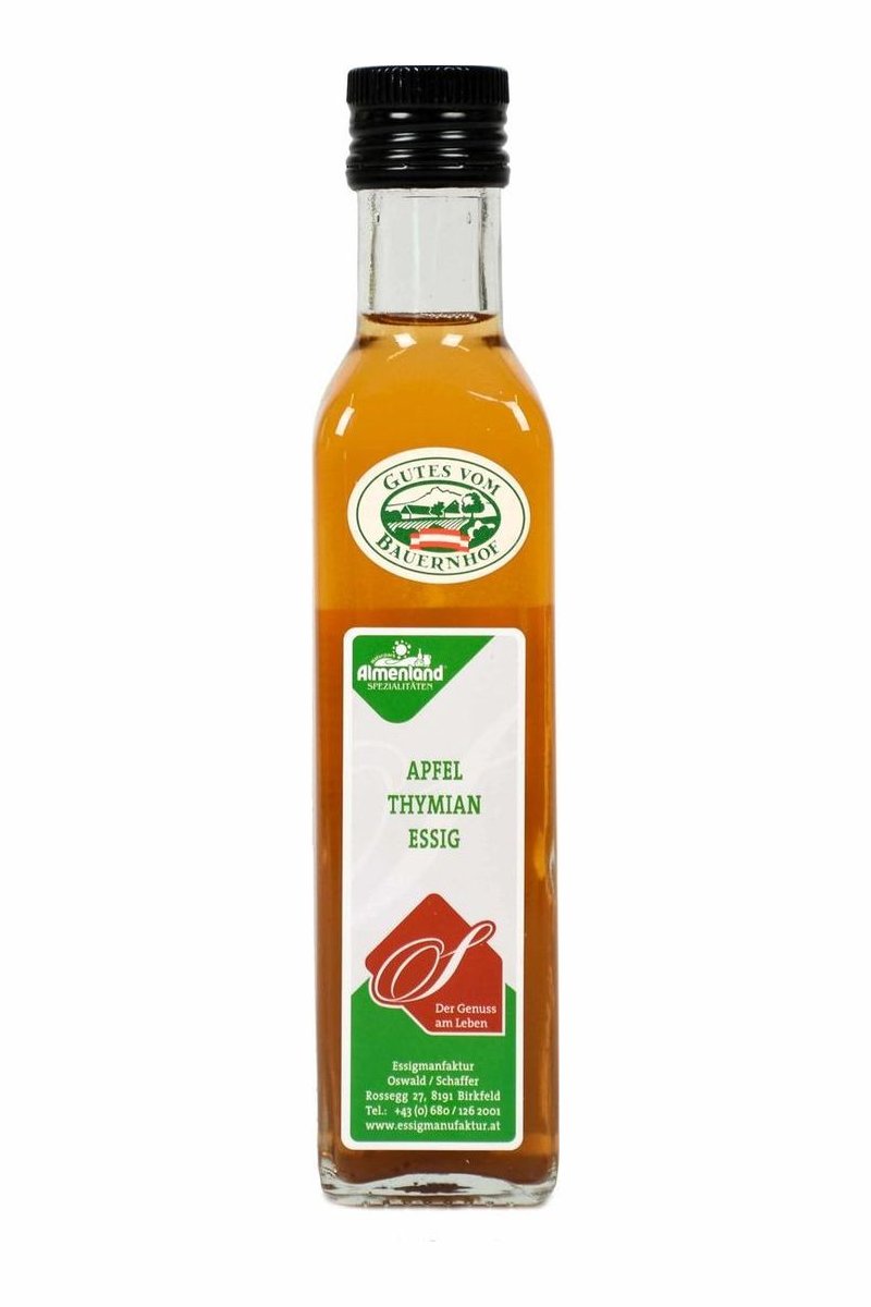 Apfel – Thymianessig naturtrüb
