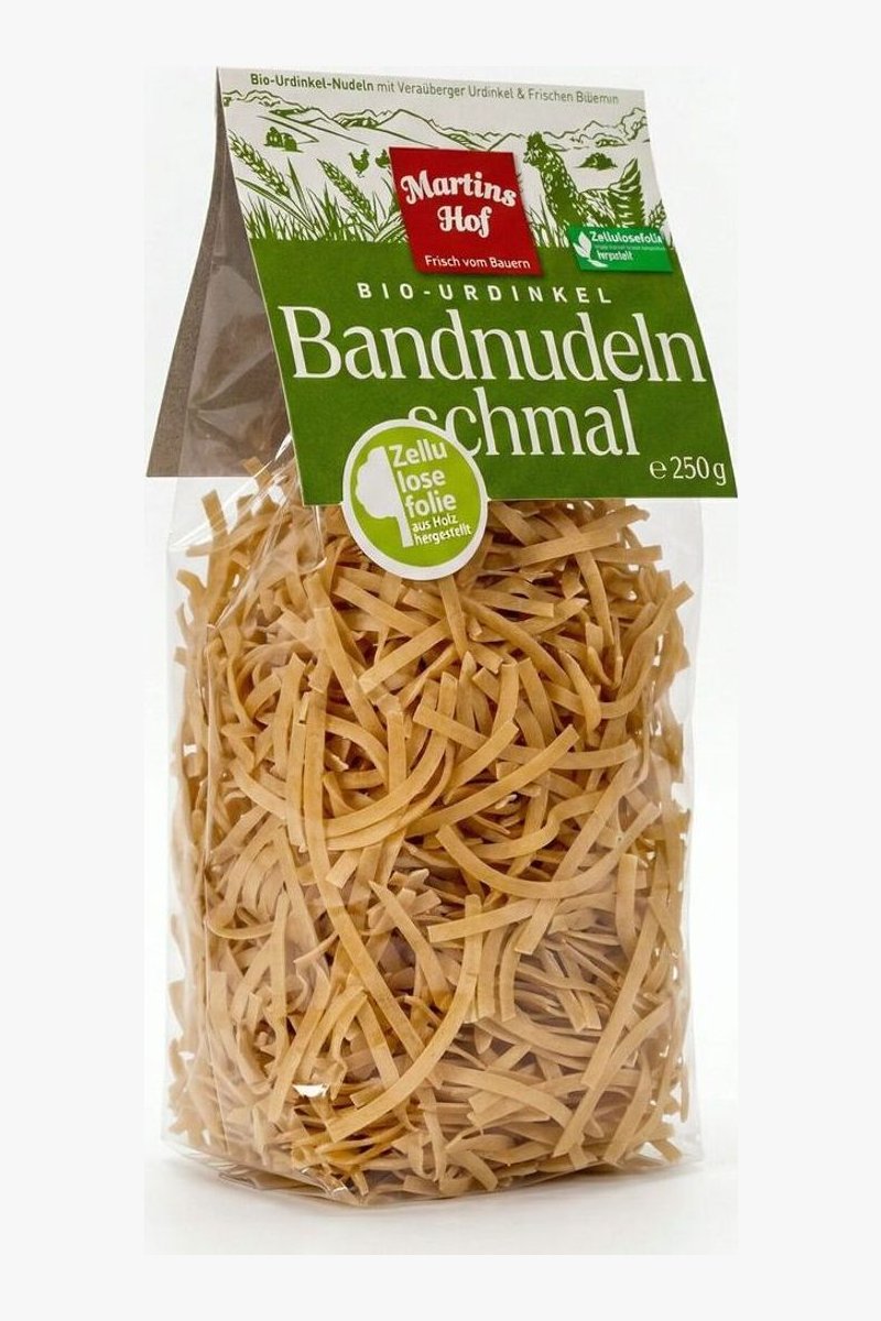 Bio-Urdinkel Bandnudeln schmal (250 g)